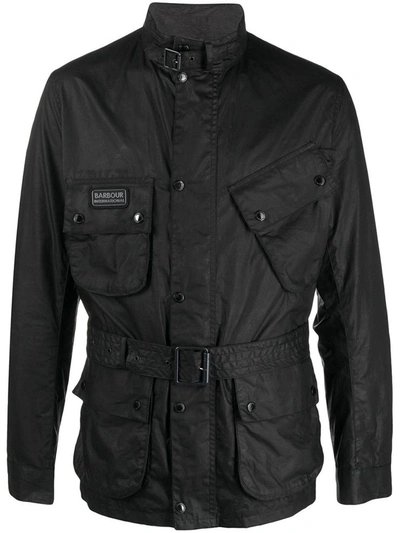 Shop Barbour Coats Black