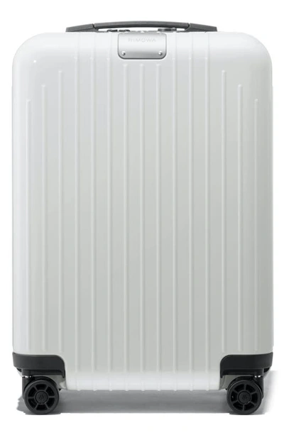 Shop Rimowa Essential Lite Cabin 22-inch Wheeled Carry-on In White