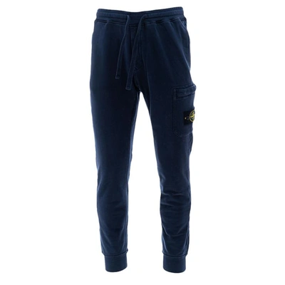 Shop Stone Island Trousers In Blue