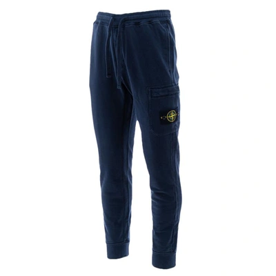 Shop Stone Island Trousers In Blue