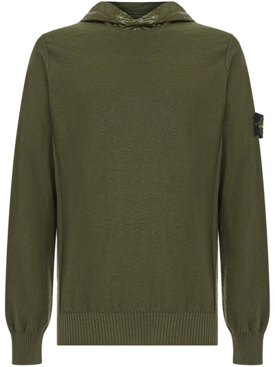 Shop Stone Island Sweaters Green