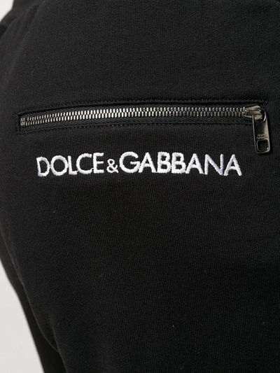 Shop Dolce & Gabbana Dolce&gabbana Long Track Shorts In Nero