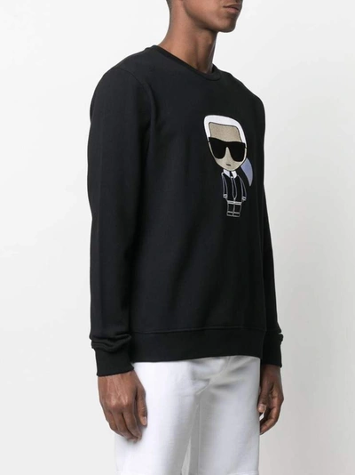 Shop Karl Lagerfeld Sweaters Black