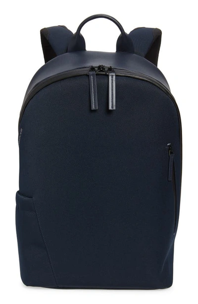 Shop Troubadour Off Piste Backpack In Navy Nylon