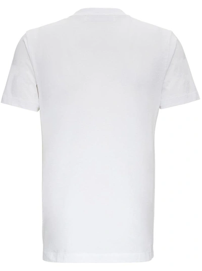 Shop Off-white Jersey T-shirt With Logo In White