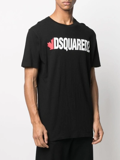 Shop Dsquared2 T-shirts And Polos Black