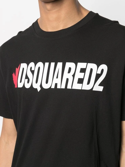 Shop Dsquared2 T-shirts And Polos Black