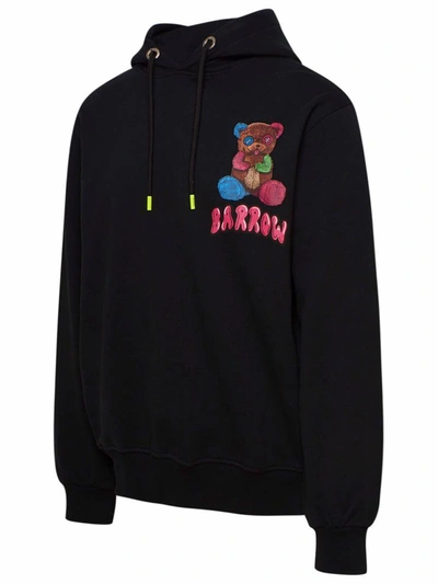 Shop Barrow Black Orso Sweatshirt
