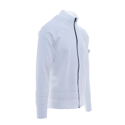 Shop Stone Island Sweaters White