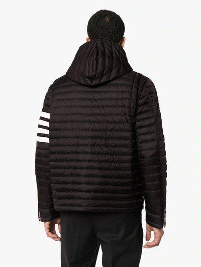 Shop Thom Browne Padded Jacket In White