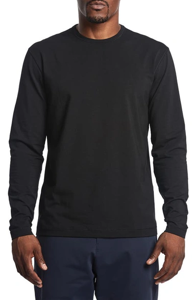Shop Public Rec Go-to Long Sleeve Performance T-shirt In Black