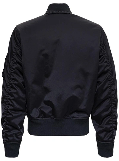 Shop Off-white Black Nylon Bomber