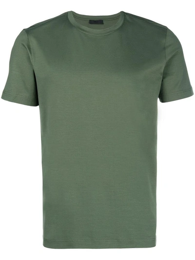 Shop Prada T-shirt Sage Green