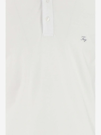 Shop Fay T-shirts And Polos In Bianco
