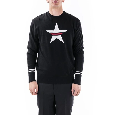 Shop Neil Barrett Sweaters In Black-red