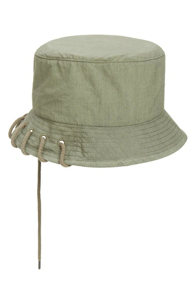 Craig Green Laced Bucket Hat In Olive-olive | ModeSens