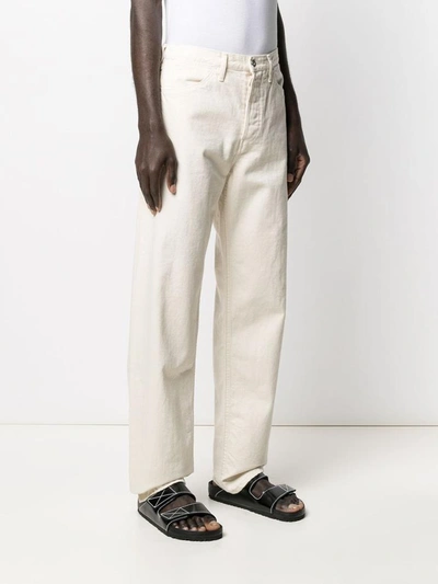 Shop Jil Sander Jeans Beige