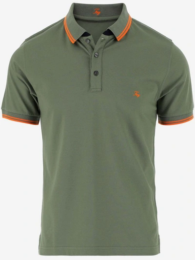 Shop Fay T-shirts And Polos In Verde