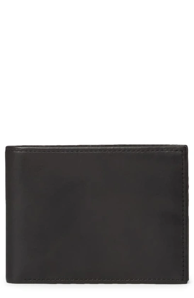 Shop Mz Wallace Rory Rfid Leather Billfold In Black