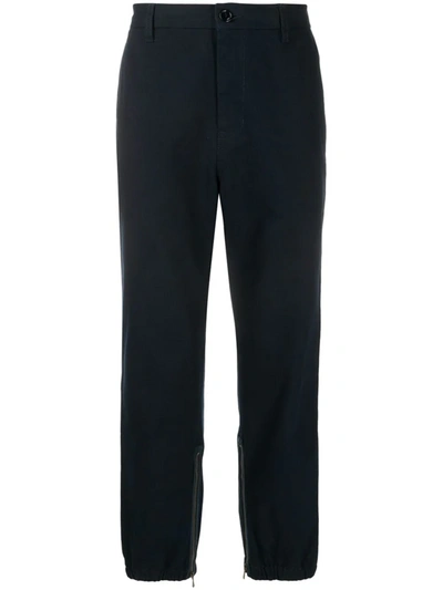 Shop Gucci Side Stripe Straight-leg Trousers In Red