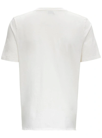 Shop Saint Laurent Surfer Print Cotton T-shirt In White