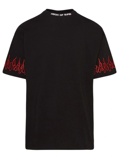 Shop Vision Of Super Black T-shirt