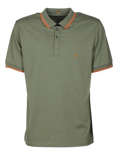 Shop Fay T-shirts And Polos Green