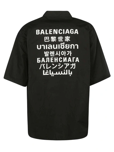 Shop Balenciaga Shirts Black