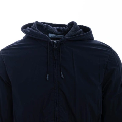 Shop Stone Island Coats Black