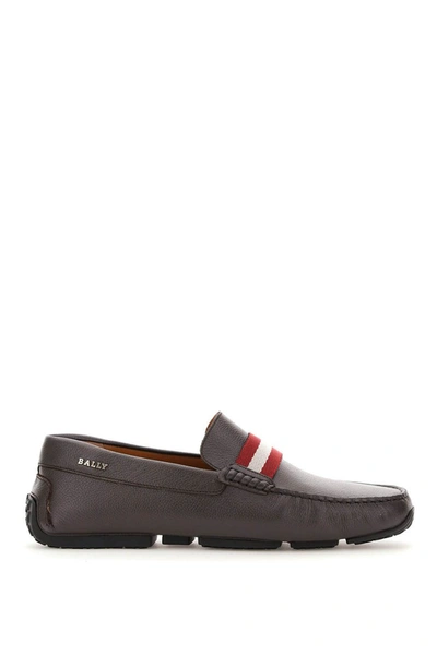 Bally Pearce Loafers In Brown In Safari 15