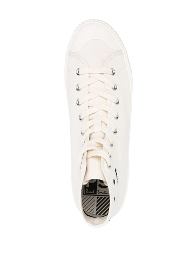 Shop Paul Smith Logo-embroidered High-top Sneakers In Multiple Colors