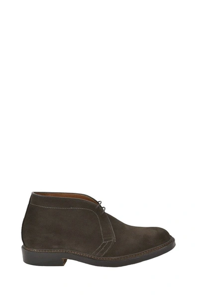 Shop Alden Shoe Company Alden Unlined Chukka Boot In Dark Brown