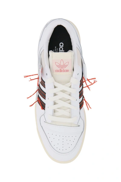 Shop Adidas Originals Adidas Forum 84 Low Premium Sneakers In Ftwwht Cblack Easyel