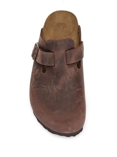 Shop Birkenstock Flat Shoes Brown