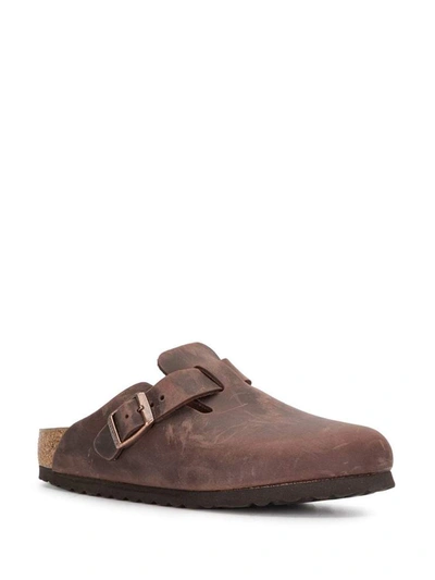 Shop Birkenstock Flat Shoes Brown