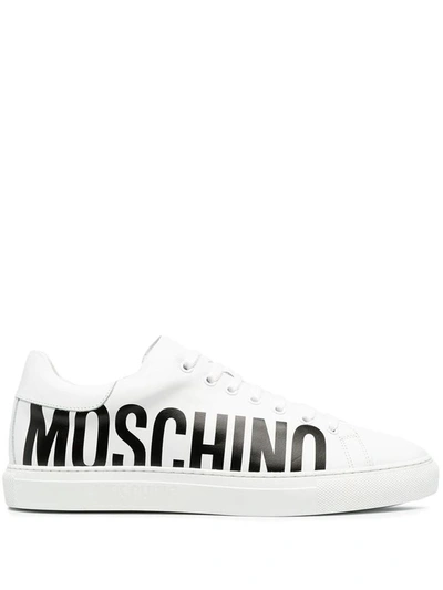 Shop Moschino Sneakers White