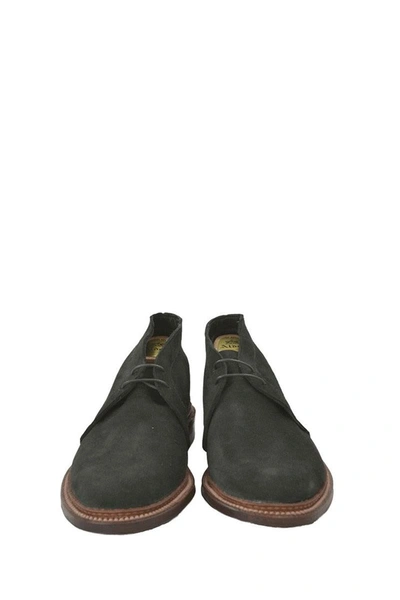 Shop Alden Shoe Company Alden Unlined Chukka Boot In Black Suede