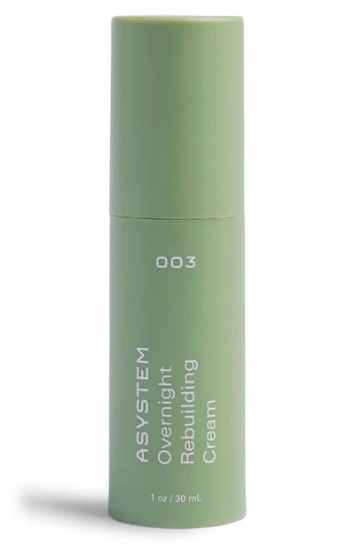 Asystem Overnight Rebuilding Cream