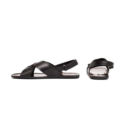 Shop Prada Sandal Black In Nero 1