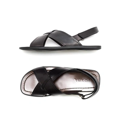 Shop Prada Sandal Black In Nero 1