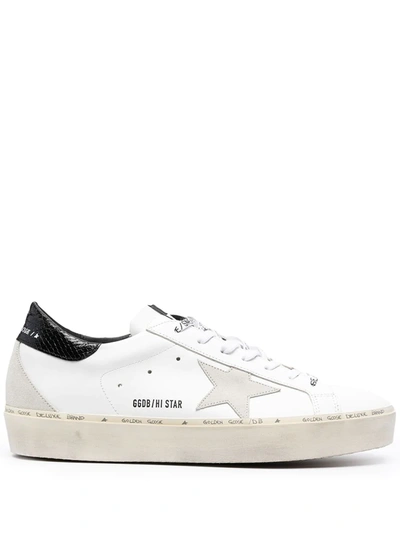 Shop Golden Goose Hi Star Low-top Sneakers In Black