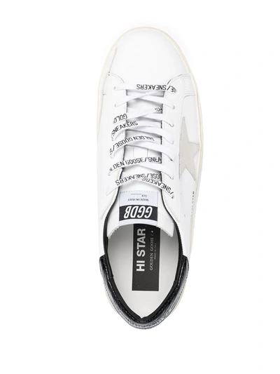 Shop Golden Goose Hi Star Low-top Sneakers In Black