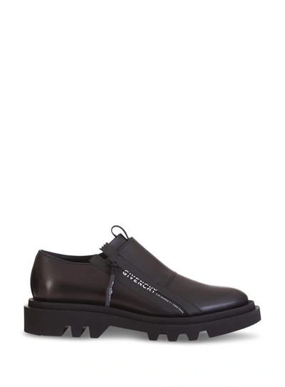 Shop Givenchy Combat Derby Shoes In Nero