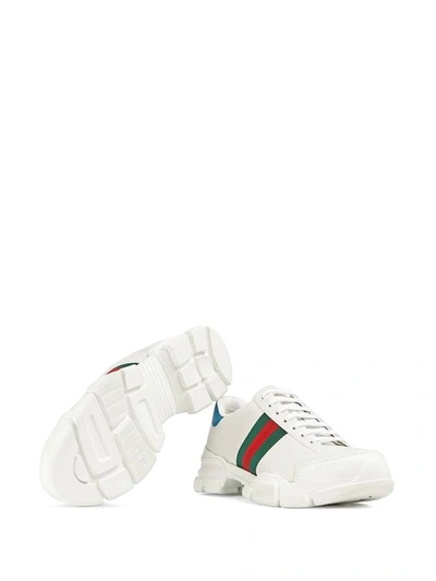 Shop Gucci Web Low-top Sneakers In Black