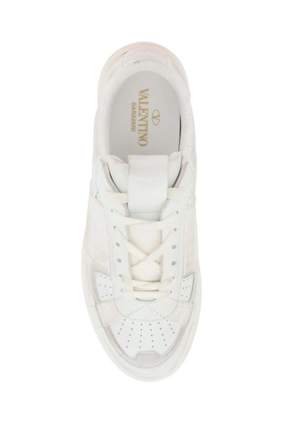 Shop Valentino Garavani Vl7n Vintage Sneakers In Bianco Bianco Bianco Ghiaccio Bianco