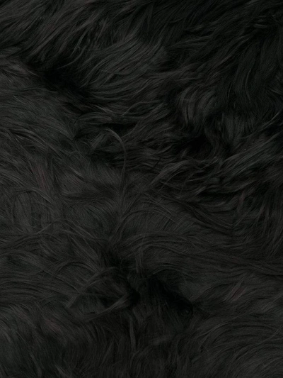 Shop Gucci Black Fur Scarf