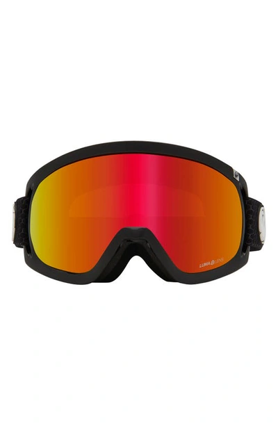 Shop Dragon D3 Otg 50mm Snow Goggles In Split/ Red Ion/ Light Rose