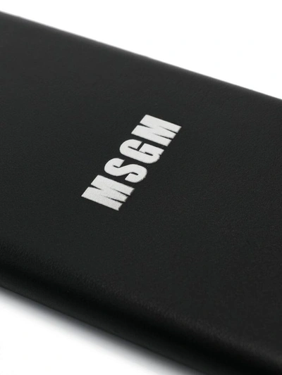 Shop Msgm Cover Iphone 11 Pro Black In Beige