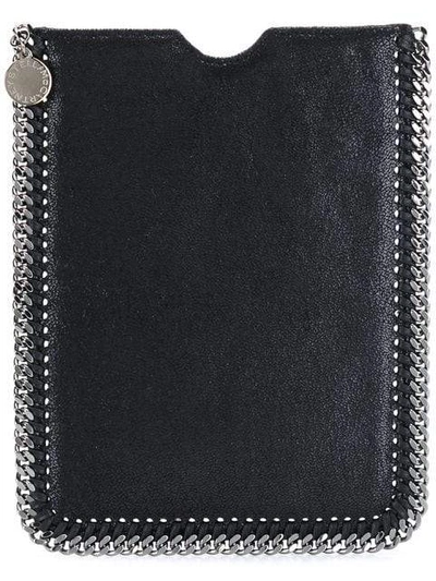 Shop Stella Mccartney Falabella Tablet Pouch In Black