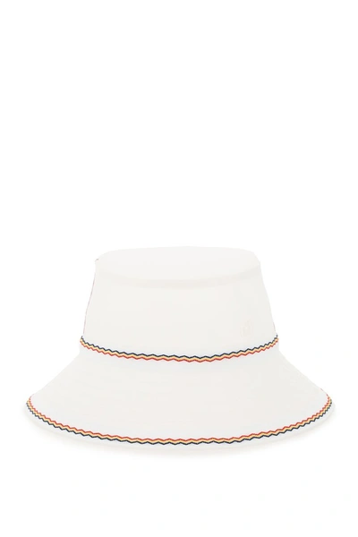 Shop Maison Michel Angele Pvc Buket Hat Waves In Trasparent Multi